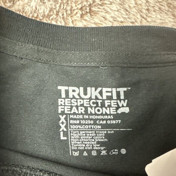 TrukFit Men's T-Shirt Truk Da Wurl Lil Wayne Short Sleeve Black Size 2XL  New - Picture 6 of 16